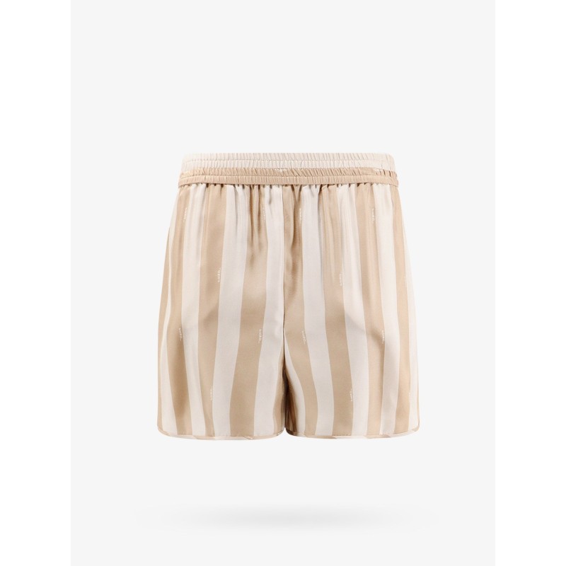 Pequin silk shorts