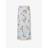 Tulle skirt with all-over macro polka-dot motif