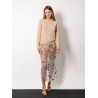 Tulle skirt with all-over macro polka-dot motif