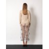Tulle skirt with all-over macro polka-dot motif