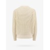 Wool and cashmere perforated sweater