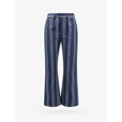 Cotton jeans with pequin stripes