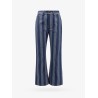Cotton jeans with pequin stripes