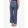 Cotton jeans with pequin stripes