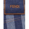 Cotton jeans with pequin stripes