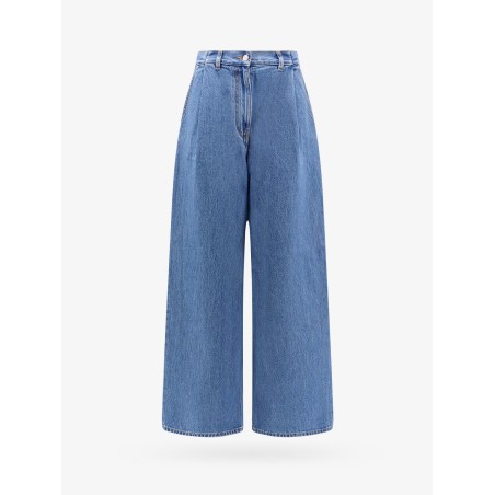 Cotton jeans with metal 4g detail