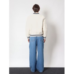 Cotton jeans with metal 4g detail