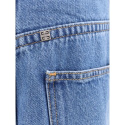 Cotton jeans with metal 4g detail