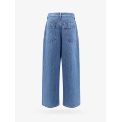 Cotton jeans with metal 4g detail