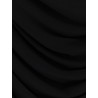 Stretch viscose dress with drapery