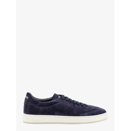 Low-top suede sneakers with logo detail