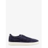 Low-top suede sneakers with logo detail