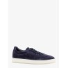 Low-top suede sneakers with logo detail