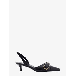 Voyou leather slingback