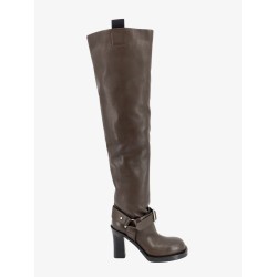 Leather boots