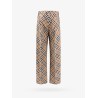 Wool blend trouser with iconic check print