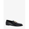 Leather loafer with logo detail