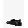 Leather loafer with logo detail
