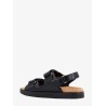 Leather sandals with 4g buckles