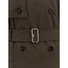 Stretch wool trench