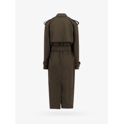 Stretch wool trench