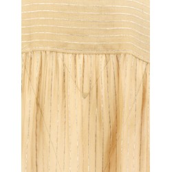 Silk shirt with lurex details