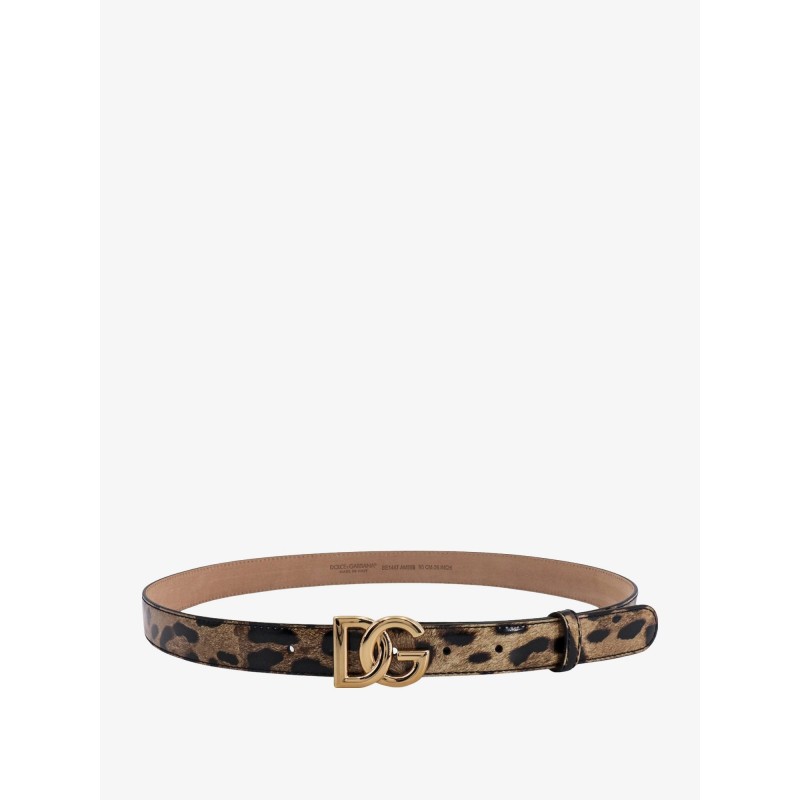 Patent leather belt