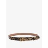 Patent leather belt