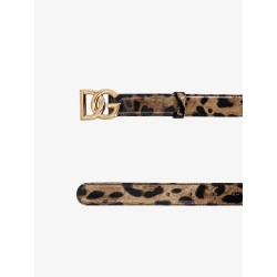 Patent leather belt