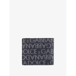 Coated canvas wallet with with all-over logo