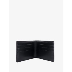 Coated canvas wallet with with all-over logo