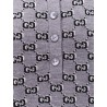 Gg wool dress with ribbed profiles