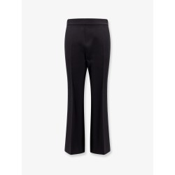 Wool and mohair trouser with gucci embroidery