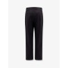 Wool and mohair trouser with gucci embroidery