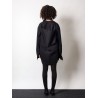 Shirt-effect cotton dress
