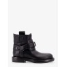 Cobble leather boots with strap