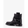Cobble leather boots with strap