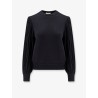 Wool sweater with fringes detail