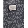 Shopping shoulder bag with all-over logo motif