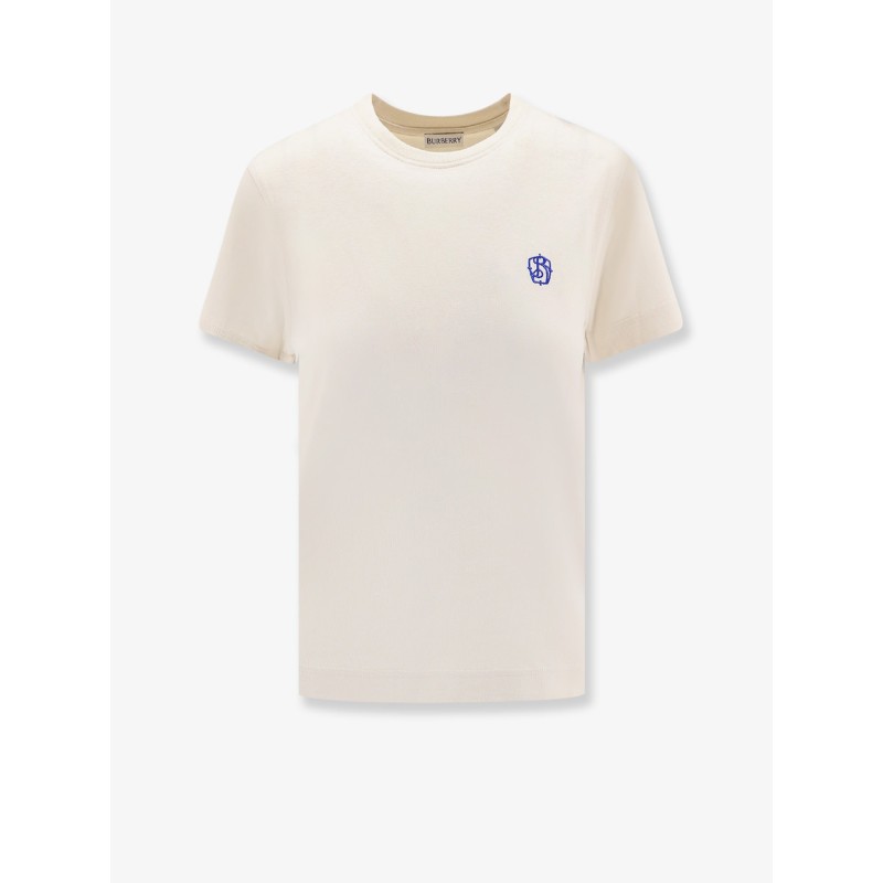 Cotton t-shirt with frontal embroidery