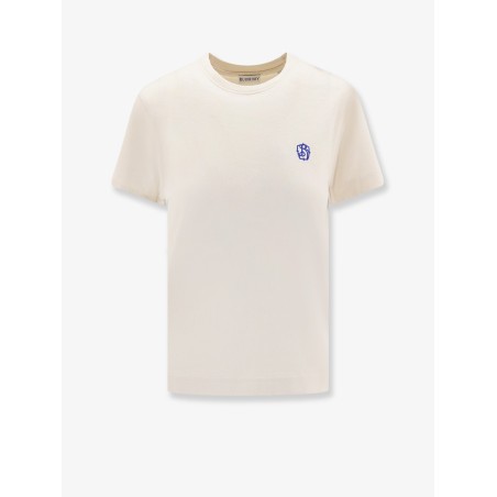 Cotton t-shirt with frontal embroidery