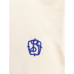 Cotton t-shirt with frontal embroidery