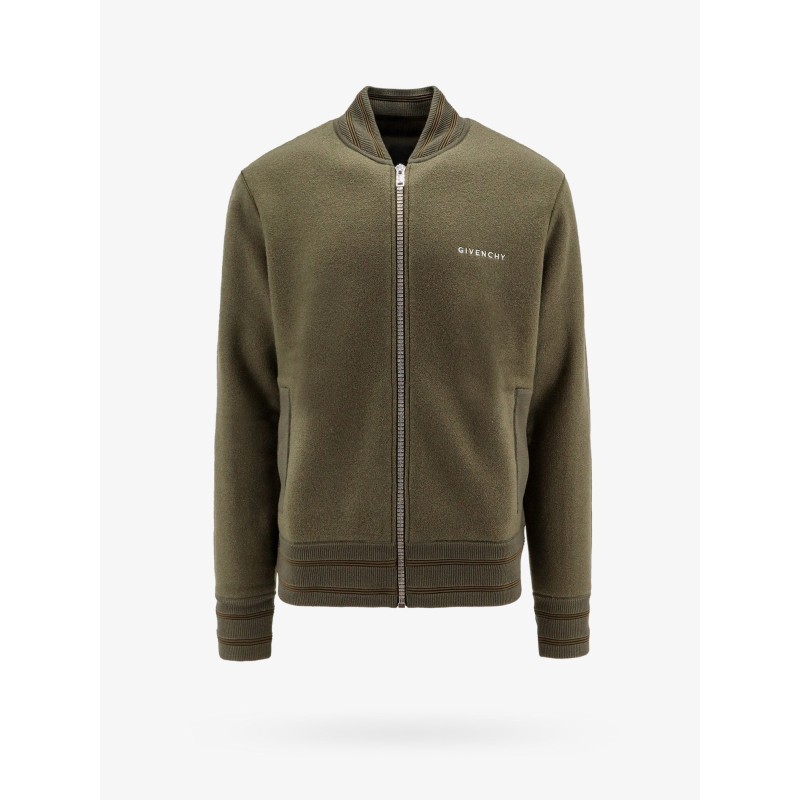 Wool sweatshirt with back 4g logo