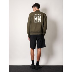 Wool sweatshirt with back 4g logo