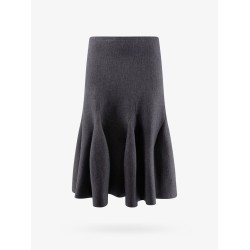 Virgin wool blend skirt