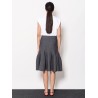 Virgin wool blend skirt