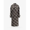 Trench with check print