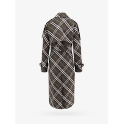 Trench with check print