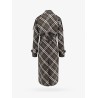 Trench with check print
