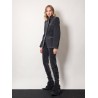 Black denim trouser with knot details